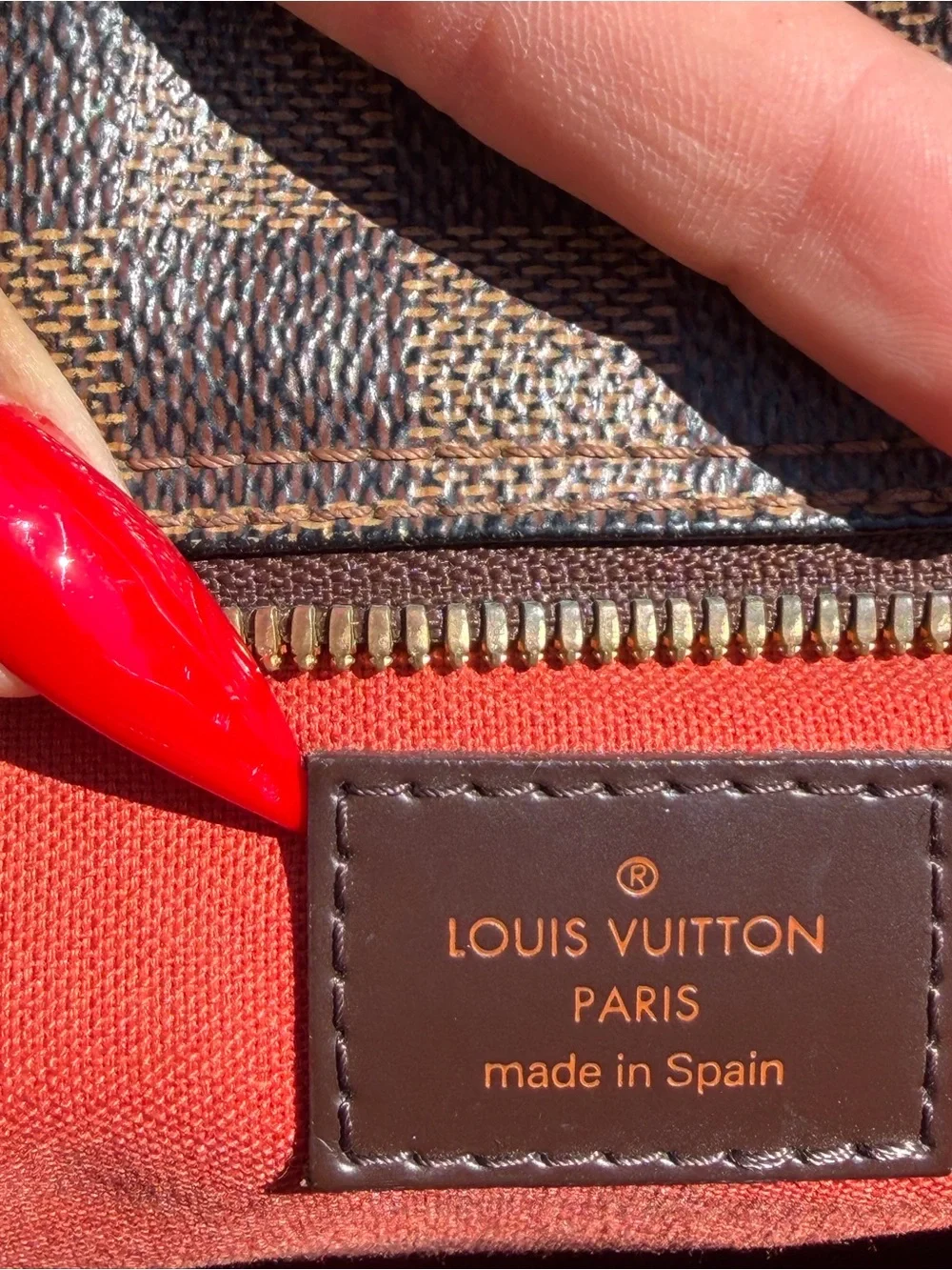 Louis Vuitton Brown Damier Ebene Messenger Crossbody